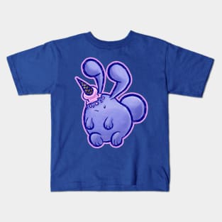 Purple Icecream Bunny Kids T-Shirt